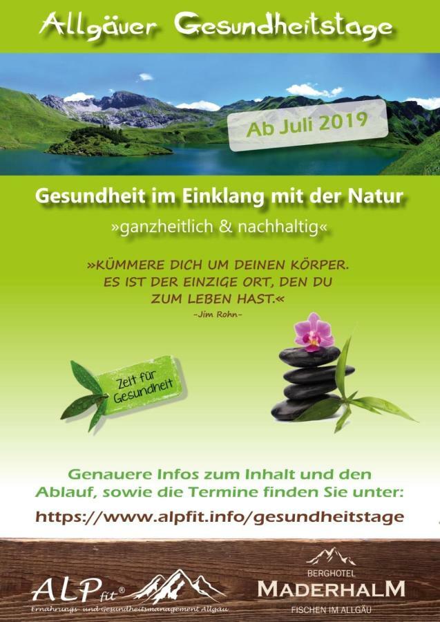 Berghotel Maderhalm Garni Oberstdorf Dış mekan fotoğraf